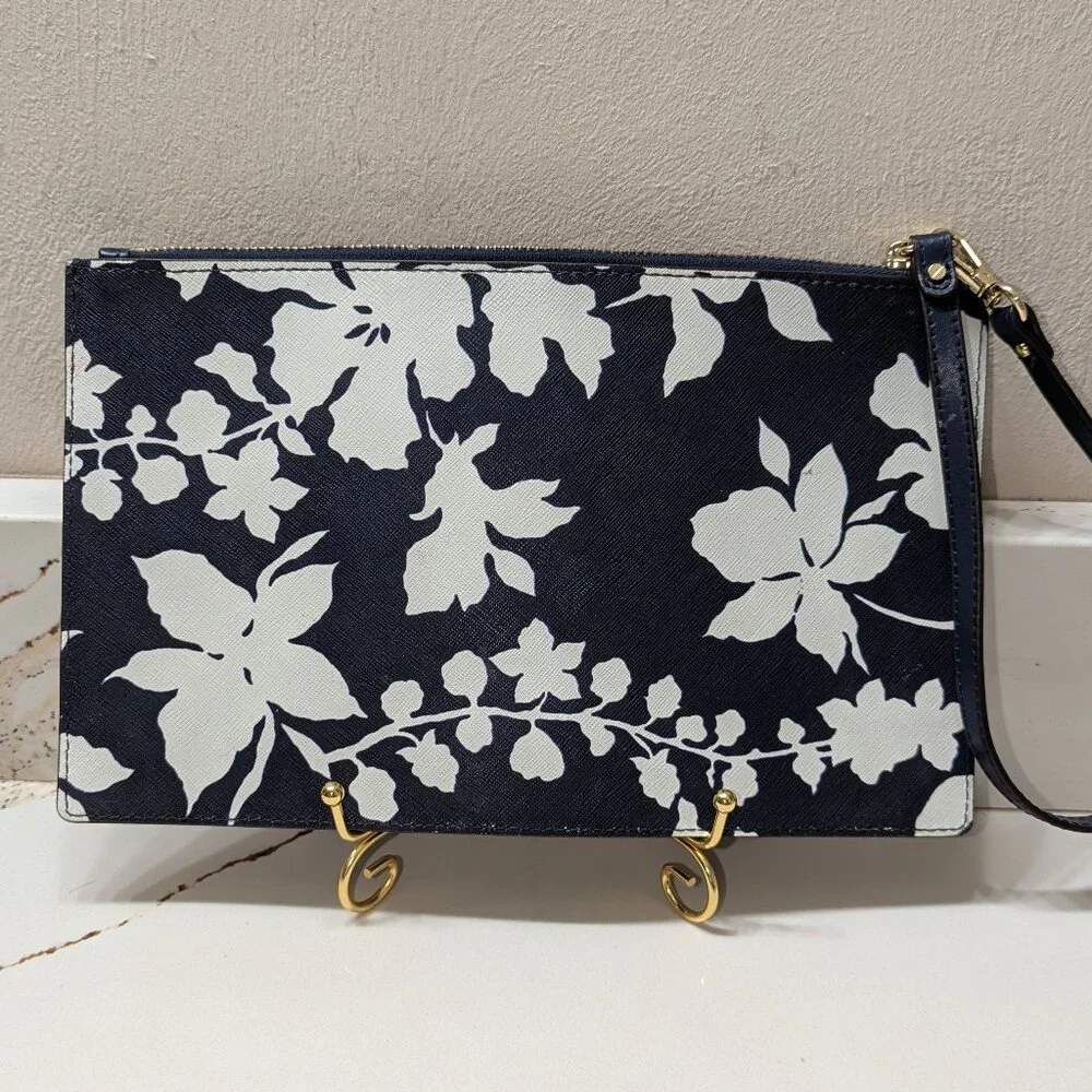Michael Kors Black and White Floral Women's Bag - Picture 3 of 4
